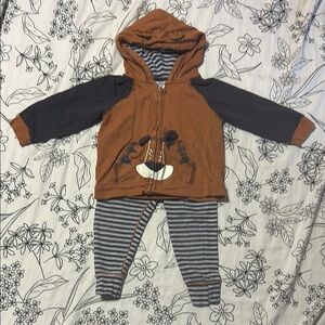 Gerber Brown and Gray Kids Matching Set